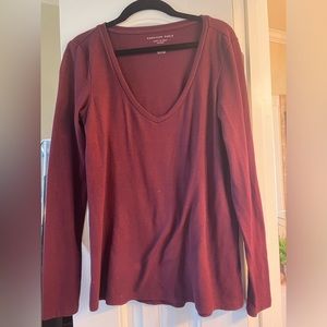Long Sleeve American Eagle Top